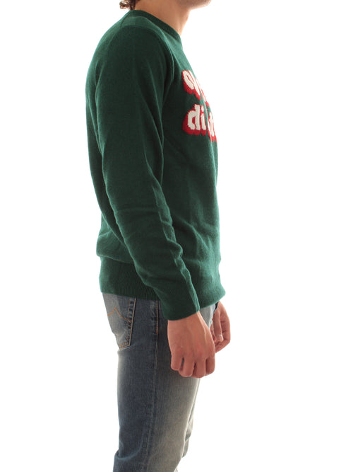 MC2 SAINT BARTH maglia HERON con ricamo VACANZE LOGO 51 da uomo