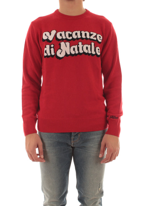 MC2 SAINT BARTH maglia HERON con ricamo VACANZE LOGO 41 da uomo