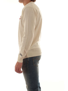 MC2 SAINT BARTH maglia HERON LIGHT EMBRY con ricamo VACANZE LOGO 10 EMB da uomo