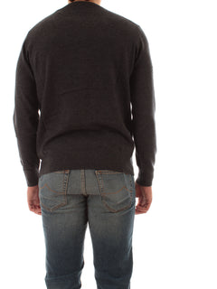 MC2 SAINT BARTH maglia HERON LIGHT EMBRY con ricamo SAINT BARTH MAN 15G da uomo