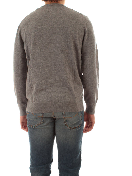 MC2 SAINT BARTH maglia HERON LIGHT EMBRY con ricamo SCROOGE PENSIERI 15M da uomo