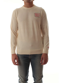 MC2 SAINT BARTH maglia HERON LIGHT EMBRY con ricamo NATALE NON SO 10 da uomo