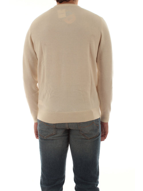 MC2 SAINT BARTH maglia HERON LIGHT EMBRY con ricamo DUE PALLE 10 da uomo