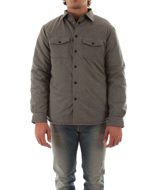 Mc2 Saint Barth CHELT FLANNE giacca camicia da uomo 15M GREY MELANGE