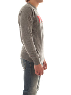 MC2 SAINT BARTH maglia HERON LIGHT con ricamo YUPPIES 15M EMB da uomo