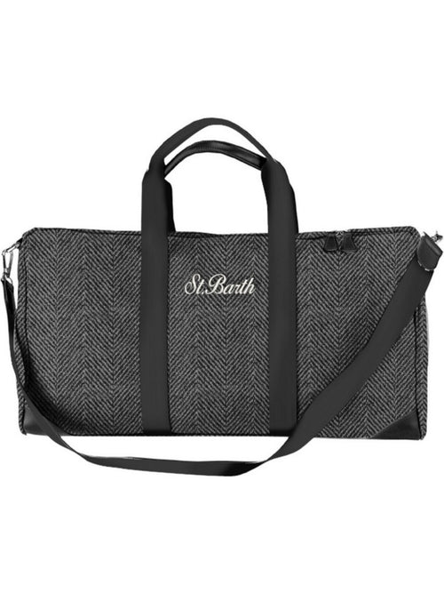 Mc2 Saint Barth Jetleg Wool borsone da viaggio da uomo HERRINGBONE 00 EMB