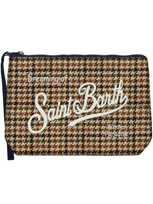 Mc2 Saint Barth Aline Wool pochette da uomo PIED DE POULE SOFT 51 EMB