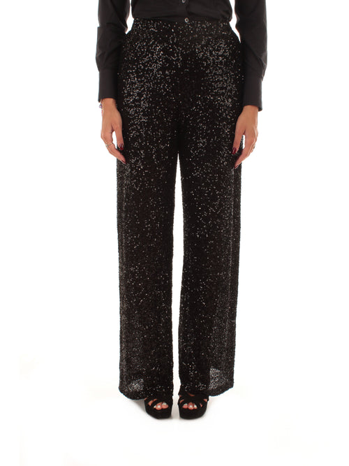 Mc2 Saint Barth LUCETTE pantalone in full paillettes da donna 00 black