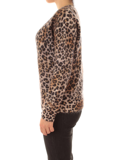 Mc2 Saint Barth ELARA PRINT maglia da donna SAND LEOPARD 19
