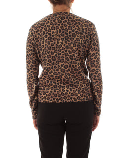 Mc2 Saint Barth New Queen Printed maglia girocollo da donna CLASSIC LEO 19