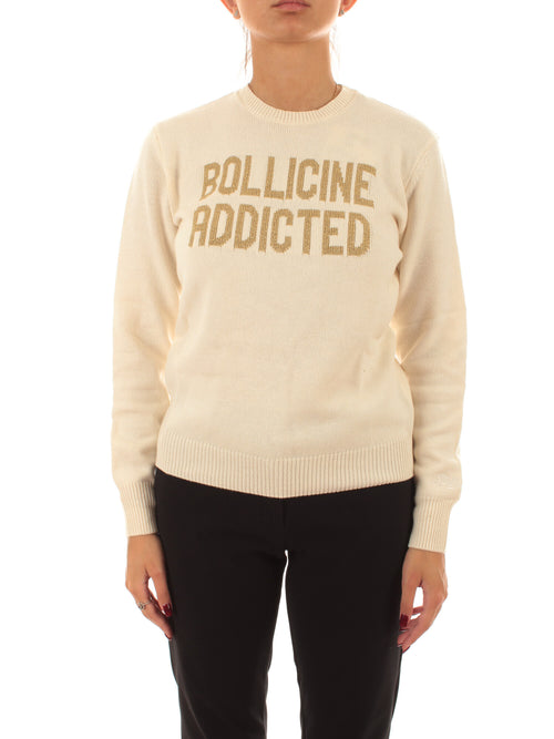 Mc2 Saint Barth New Queen maglia girocollo da donna BOLLICINE ADD 10