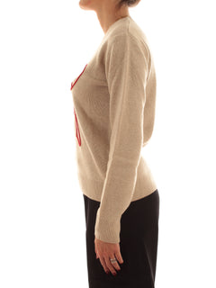 Mc2 Saint Barth New Queen maglia girocollo da donna BIG BOW 11 EMB