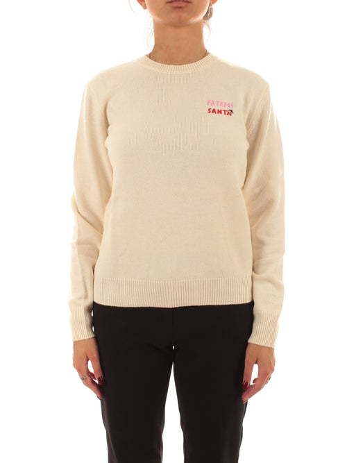 Mc2 Saint Barth New Queen maglia girocollo da donna FATEMI SANTA 10 EMB