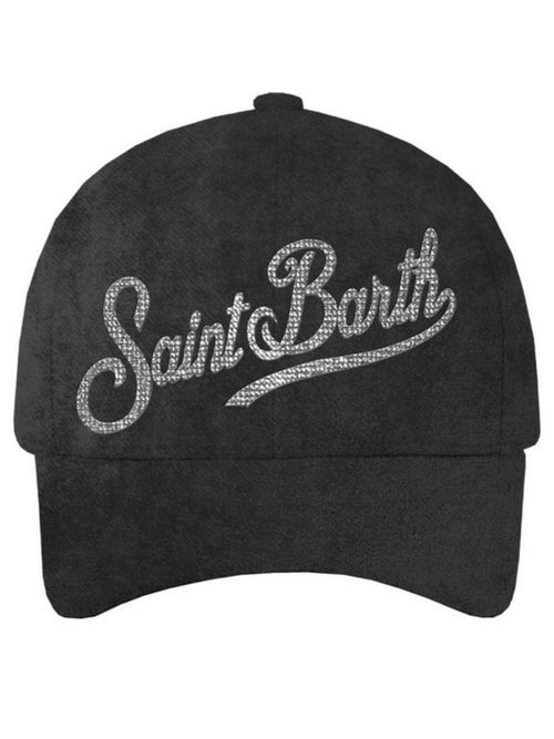 Mc2 Saint Barth BASEBALL VELVET cappello con visiera da donna 00 STRASS