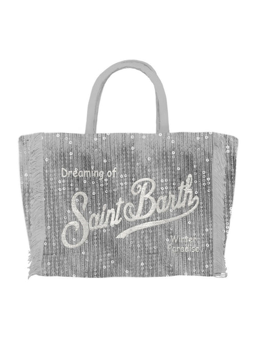 Mc2 Saint Barth Vanity mini velvet borsa da donna con tracolla PAILLETTES AR EMB