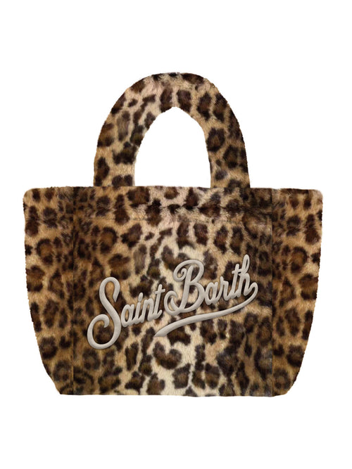 Mc2 Saint Barth Colette Soft Fur borsa da donna LEOPARD 1910 EMB