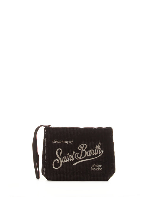Mc2 Saint Barth ALINE VELVET PAILLETTES pochette da donna 00 EMB