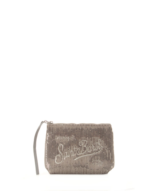 Mc2 Saint Barth ALINE VELVET PAILLETTES pochette da donna AR EMB