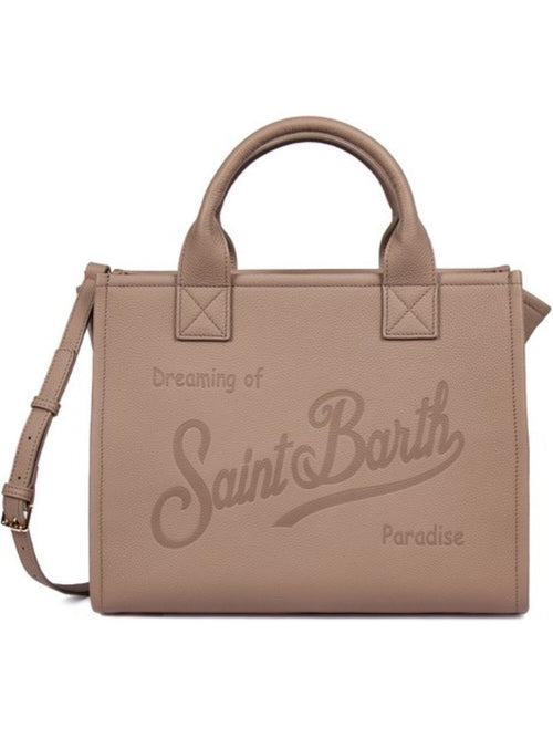 Mc2 Saint Barth VANITY BAG LARGE borsa da donna in pelle GRAIN LEATHER SB 12