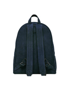 Orciani zaino Nabucco in pelle Nabuk da uomo navy
