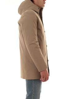 Rrd-roberto ricci designs DOWN UNDER FLOATING PARKA DA UOMO TABACCO