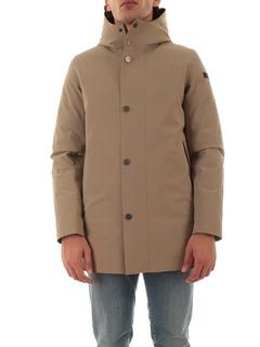Rrd-roberto ricci designs DOWN UNDER FLOATING PARKA DA UOMO TABACCO