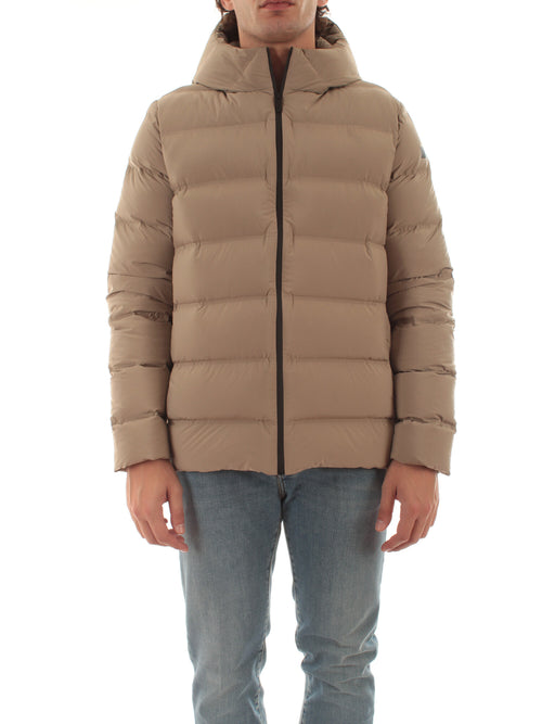 RRD-Roberto Ricci Designs Simplicity Tubic 10 Hood Zip Jkt da uomo tabacco