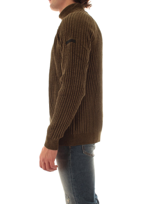 RRD-Roberto Ricci Designs Velvet Rave Turtleneck Knit da uomo light green