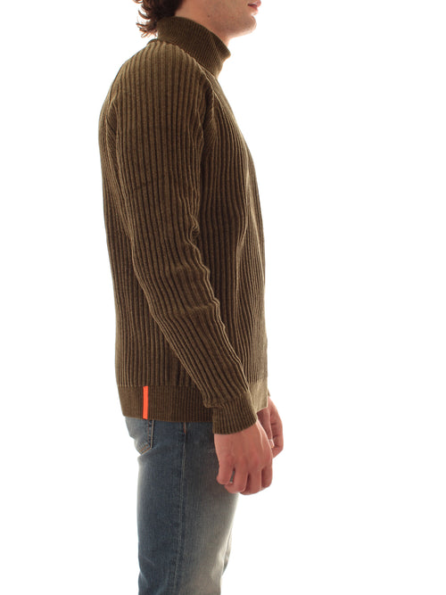 RRD-Roberto Ricci Designs Velvet Rave Turtleneck Knit da uomo light green