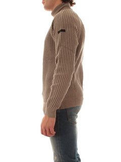 RRD-Roberto Ricci Designs Velvet Rave Turtleneck Knit da uomo tabacco