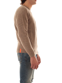 RRD-Roberto Ricci Designs Bouclè Round Knit da uomo tabacco