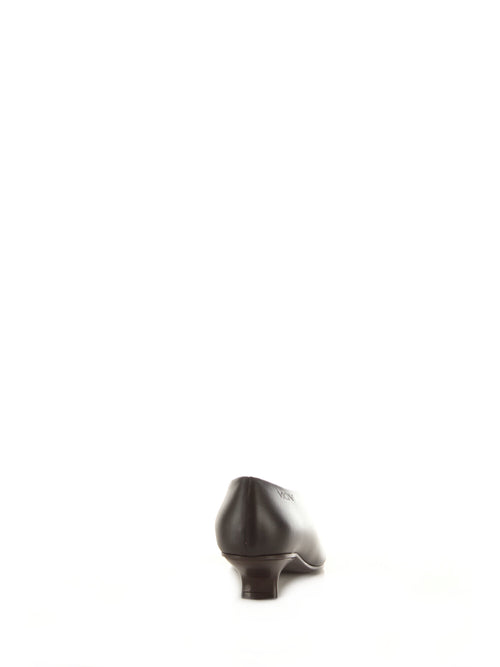 Vicini Decolleté in pelle nero da donna