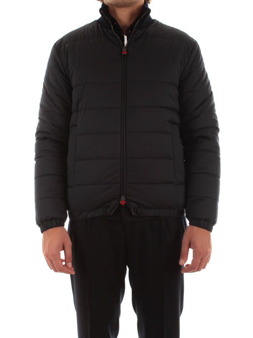 Kiton bomber da uomo blu navy