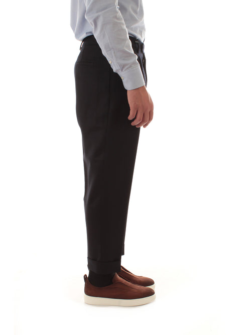 Berwich CHIAIA pantalone da uomo navy