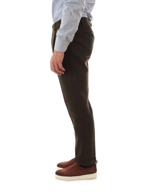 Berwich Retro Merino Wool Herringbone da uomo green