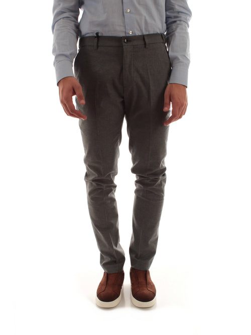Berwich MORELLO ELAX pantalone ventrepiatto da uomo grey