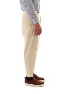 Berwich CHIAIA pantalone da uomo white