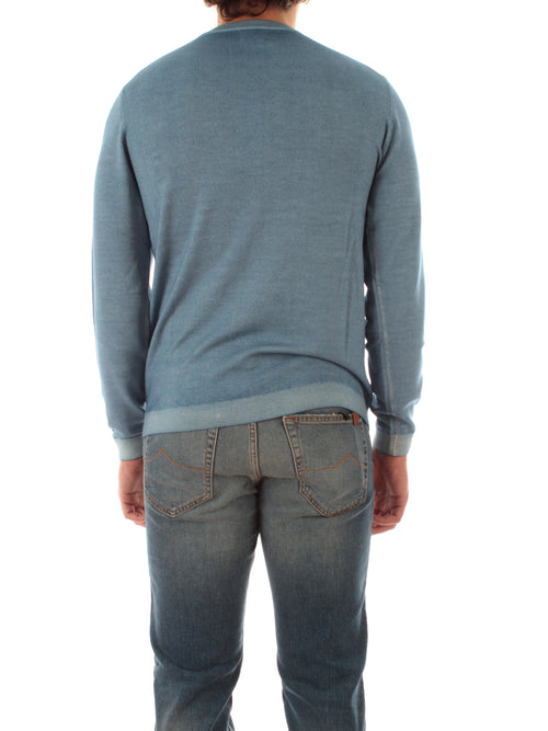 Sun 68 maglia girocollo in lana vintage da uomo bice