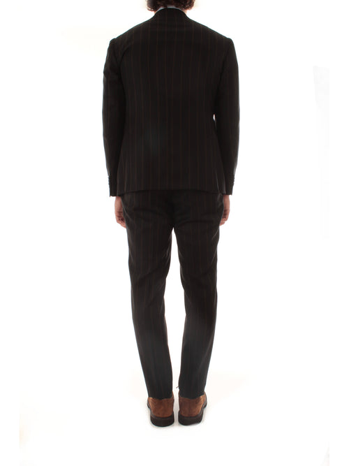 Luigi Bianchi Mantova abito doppiopetto da uomo blu