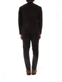 Luigi Bianchi Mantova abito doppiopetto da uomo blu