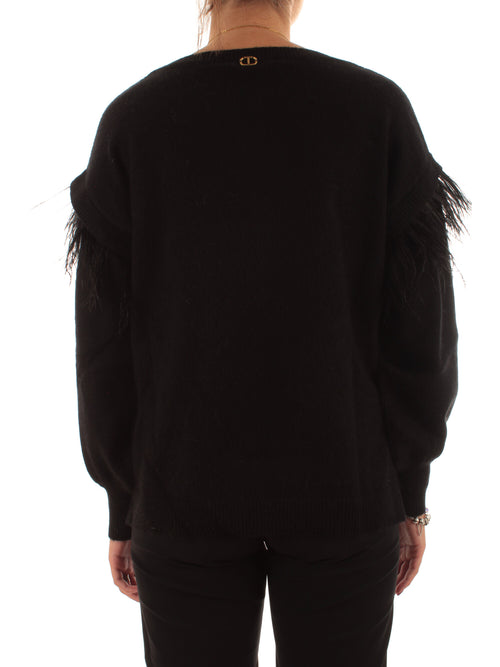 Twinset maglia da donna nero