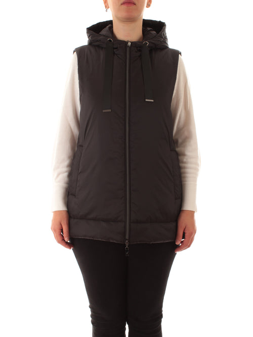 Luisa Viola gilet da donna nero