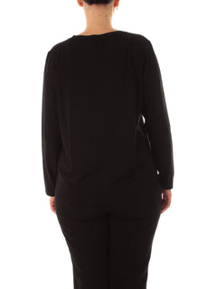 Luisa Viola T-shirt nero da donna