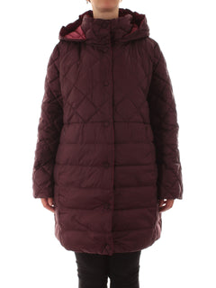 Luisa Viola piumino trapuntato da donna bordeaux
