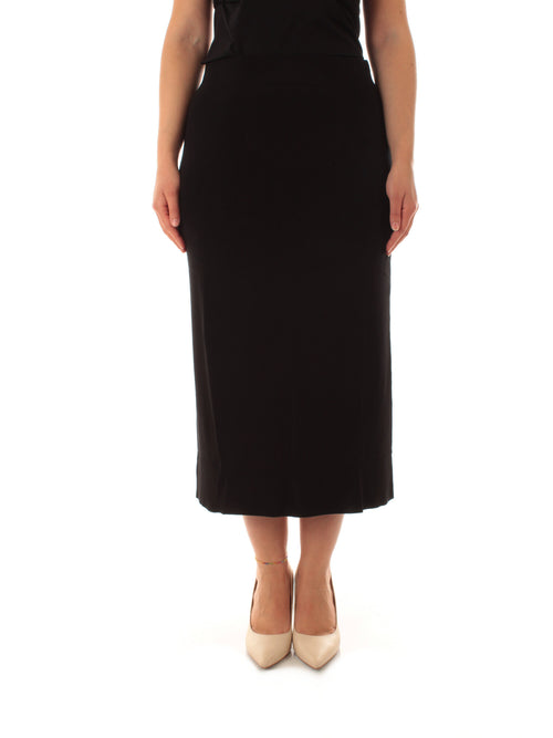 Luisa Viola gonna in maglia da donna nero