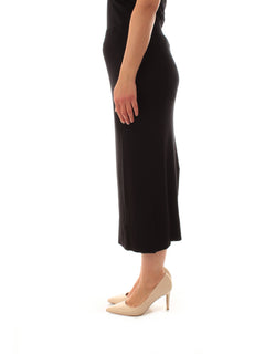 Luisa Viola gonna in maglia da donna nero