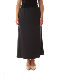 Luisa Viola gonna lunga in scuba stretch da donna blu