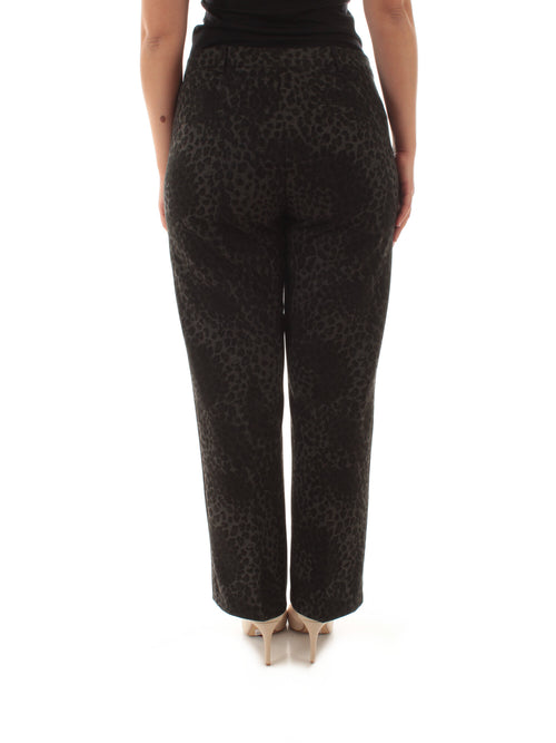 Luisa Viola pantaloni pull on da donna grigio