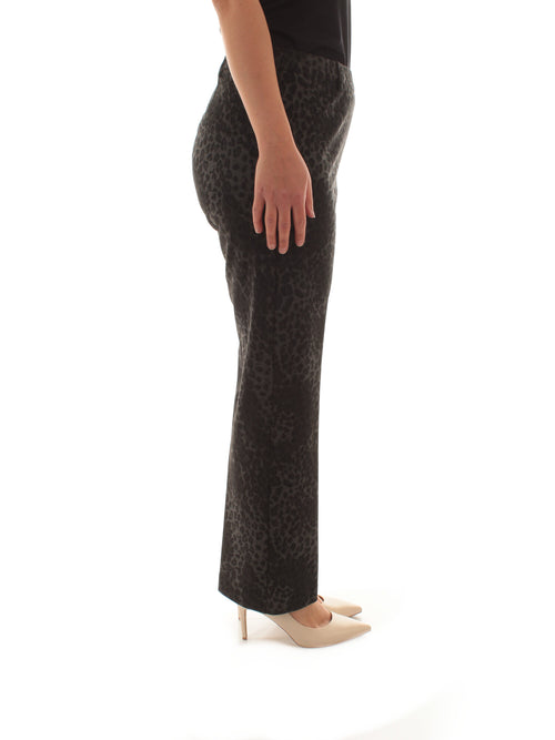 Luisa Viola pantaloni pull on da donna grigio