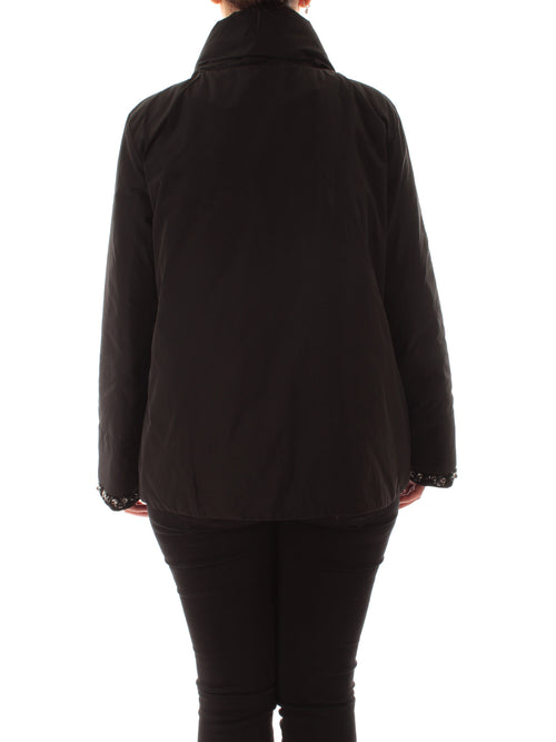 Luisa Viola piumino con castoni da donna nero